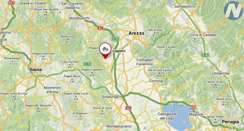 Prodej vily, Monte San Savino, Itálie, 638 m2