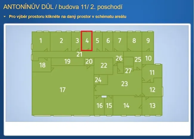 Pronájem kanceláře, Jihlava, 18 m2