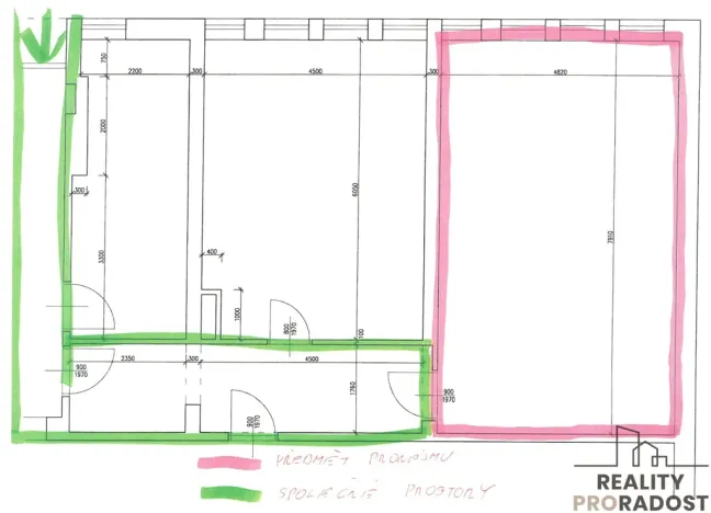 Pronájem kanceláře, Blansko, 38 m2