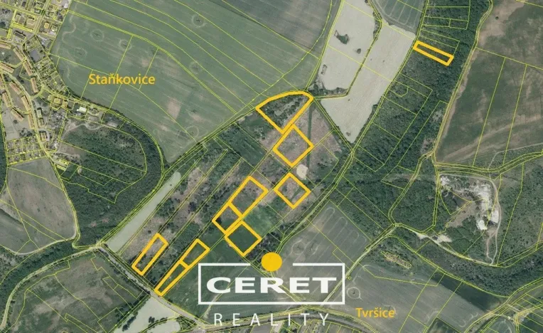 Prodej pole, Staňkovice - Tvršice, 45996 m2