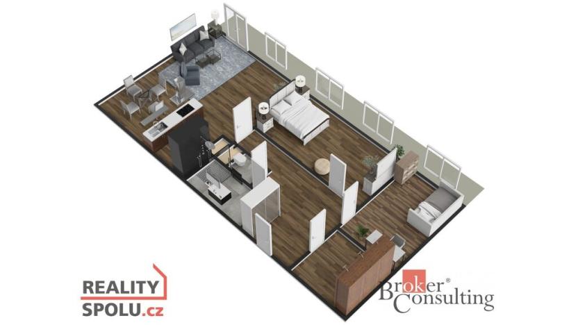 Prodej bytu 3+kk, Poděbrady - Poděbrady III, Lidická, 108 m2