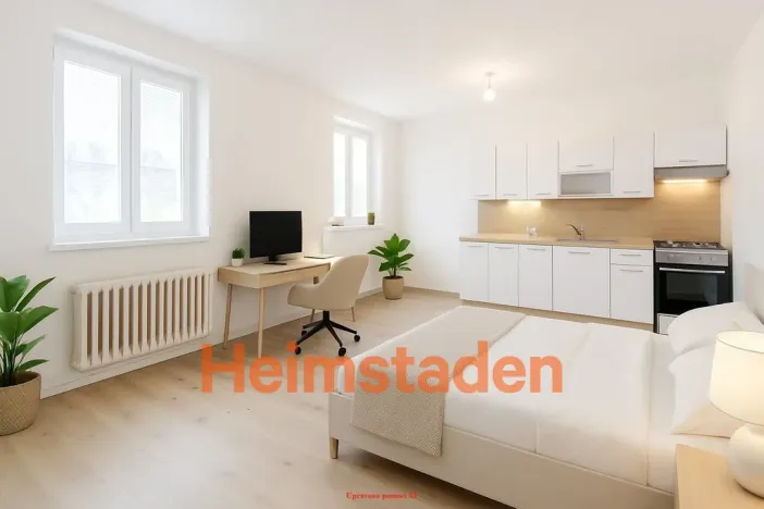 Pronájem bytu 1+kk, Ostrava - Poruba, Komenského, 36 m2