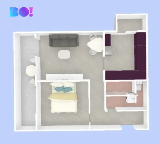 Prodej bytu 2+1, Ostrava, Kosmonautů, 45 m2