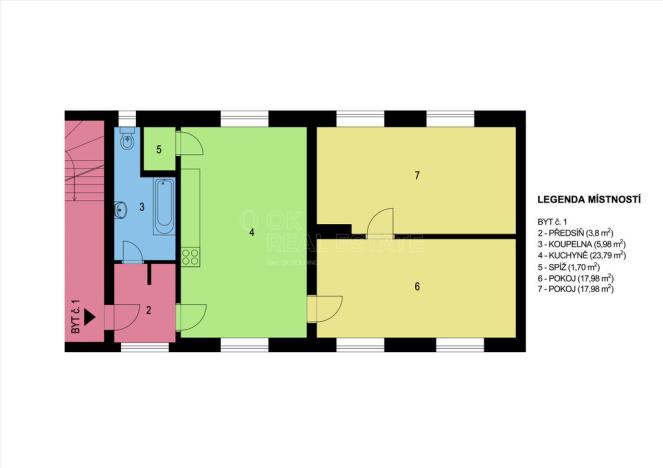 Prodej činžovního domu, Chabařovice, 316 m2