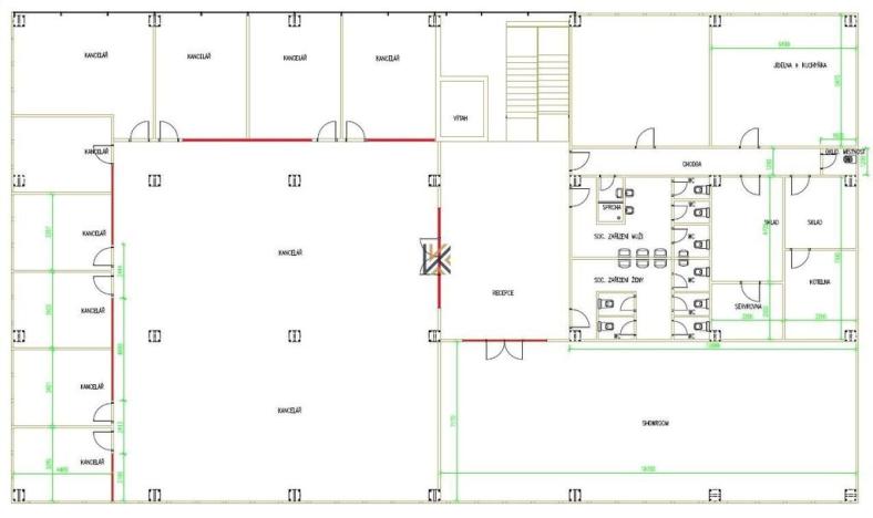 Pronájem kanceláře, Praha - Vysočany, Poděbradská, 900 m2