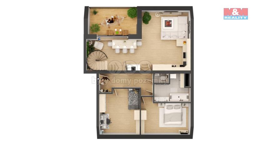 Prodej bytu 5+kk, Čestice, 132 m2