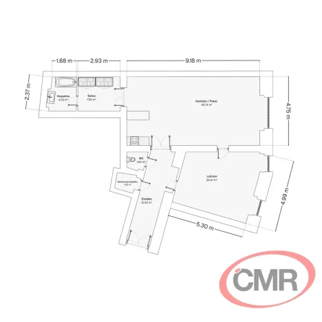 Prodej bytu 2+kk, Praha, Národní, 94 m2