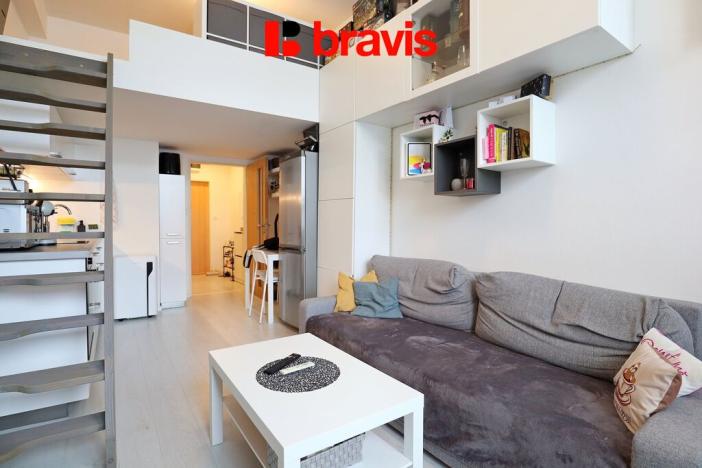 Pronájem bytu 1+kk, Brno - Medlánky, Hudcova, 25 m2