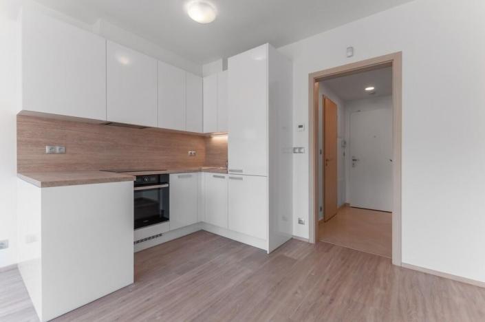 Pronájem bytu 1+kk, Praha - Vysočany, Bassova, 28 m2