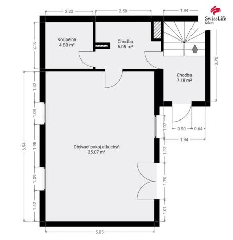 Prodej rodinného domu, Lenešice, Jana Švermy, 110 m2