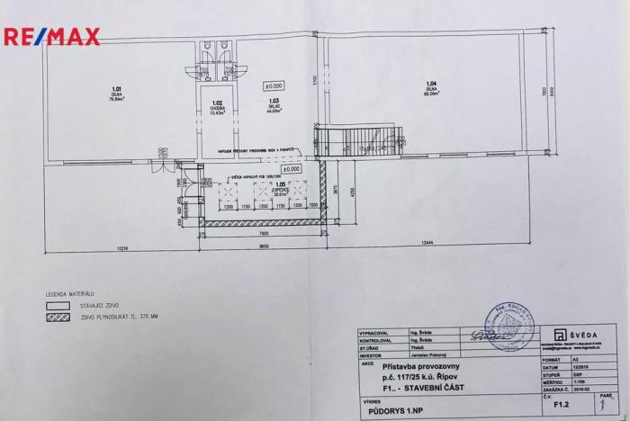 Prodej výrobních prostor, Třebíč - Borovina, Fibichova, 360 m2