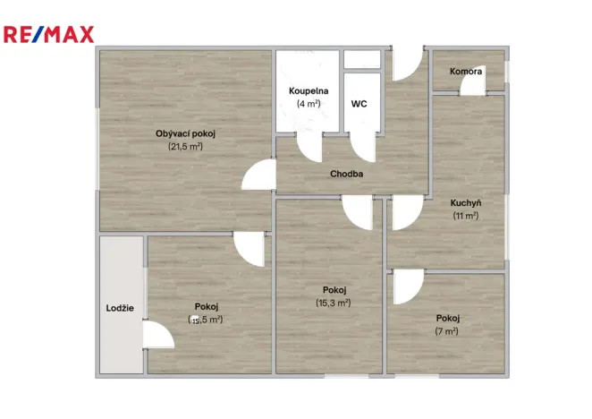 Prodej bytu 4+1, Horoměřice, K Bytovkám, 87 m2