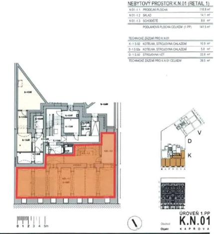 Prodej obchodního prostoru, Praha - Staré Město, Kaprova, 529 m2