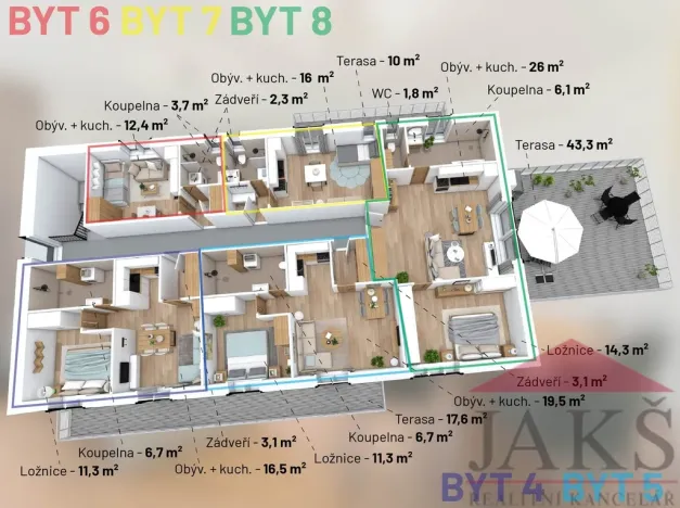 Prodej bytu 1+kk, Dlouhá Ves, 18 m2