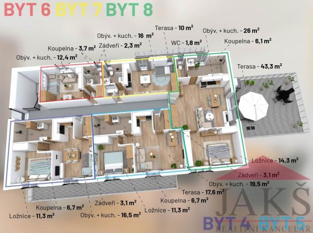 Prodej bytu 2+kk, Dlouhá Ves, 48 m2