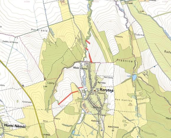 Prodej pole, Korytná, 15434 m2