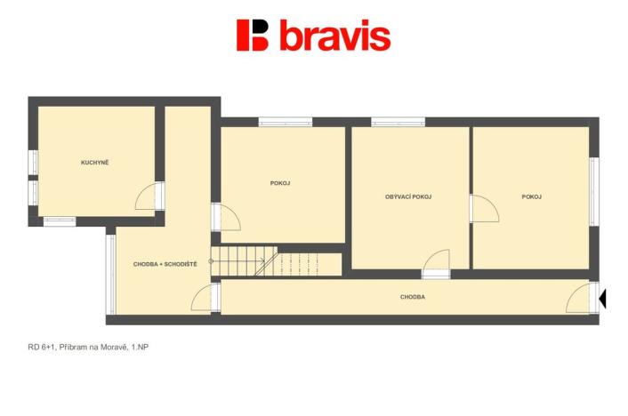 Prodej rodinného domu, Příbram na Moravě, 704 m2
