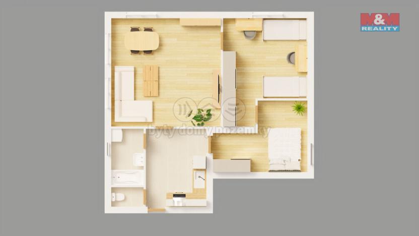 Prodej bytu 3+kk, Praha - Dubeč, náměstí U lípy svobody, 71 m2