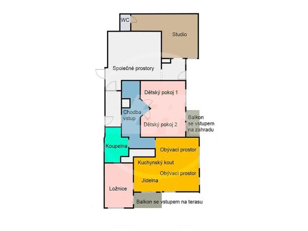 Prodej bytu 4+kk, Praha - Michle, U plynárny, 88 m2