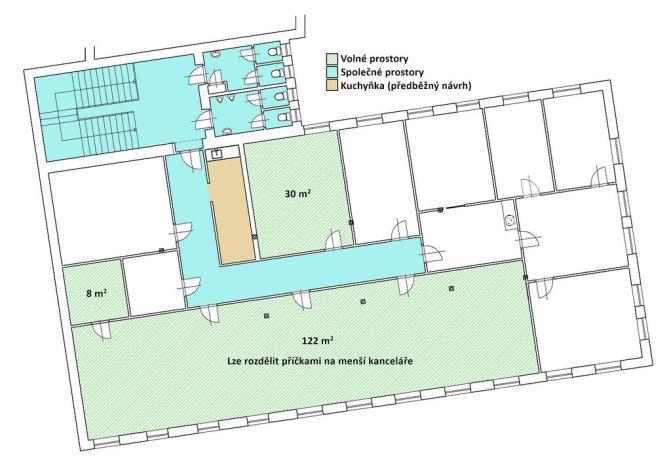Pronájem kanceláře, Liberec - Liberec II-Nové Město, U Věže, 130 m2