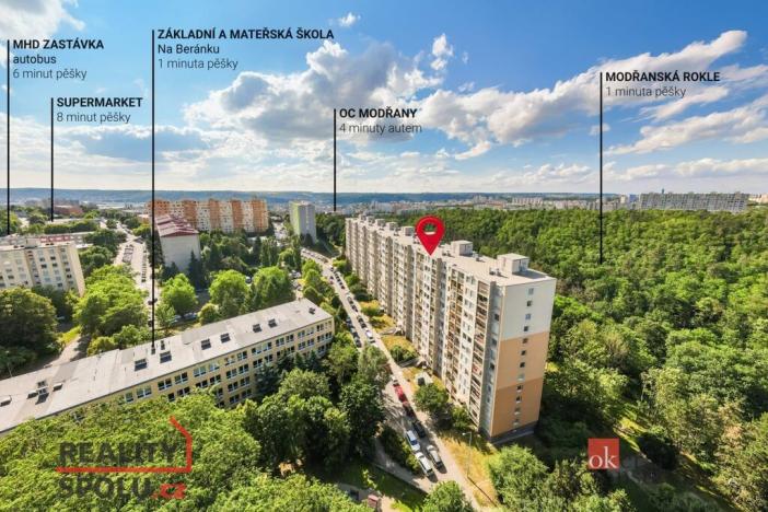 Prodej bytu 3+1, Praha - Modřany, Urbánkova, 76 m2