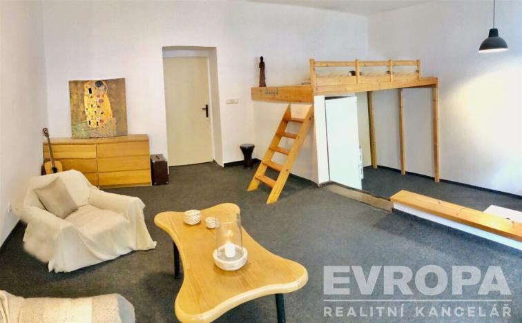 Pronájem atypického bytu, Praha - Žižkov, Biskupcova, 47 m2