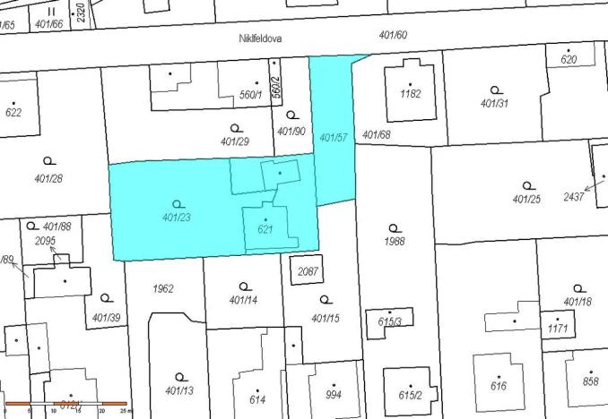 Prodej pozemku pro bydlení, Přibyslav, Niklfeldova, 1121 m2