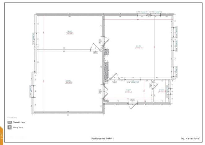 Pronájem kanceláře, Ostrava - Moravská Ostrava, Poděbradova, 92 m2
