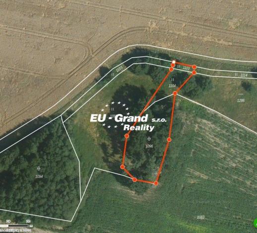 Prodej pozemku, Okna, 1312 m2
