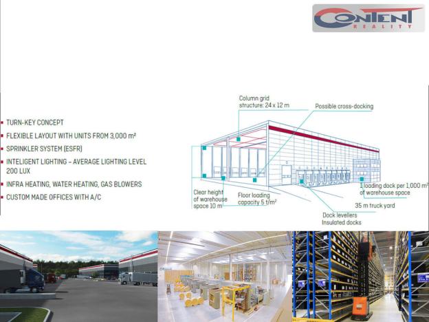 Pronájem skladu, Myslinka, 4398 m2