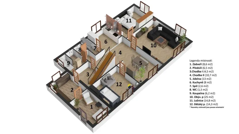 Prodej rodinného domu, Vodochody, 225 m2