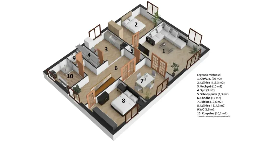 Prodej rodinného domu, Vodochody, 225 m2