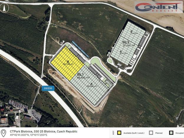 Pronájem skladu, Blatnice, 10500 m2