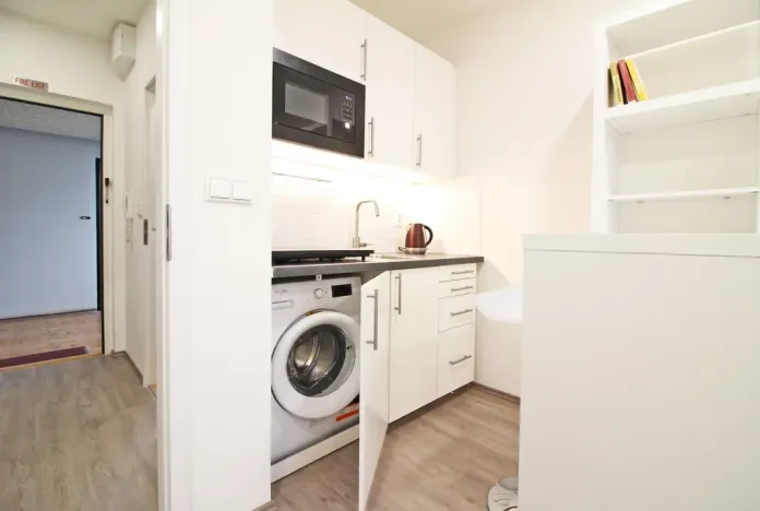 Pronájem bytu 1+kk, Brno - Lesná, Halasovo náměstí, 23 m2