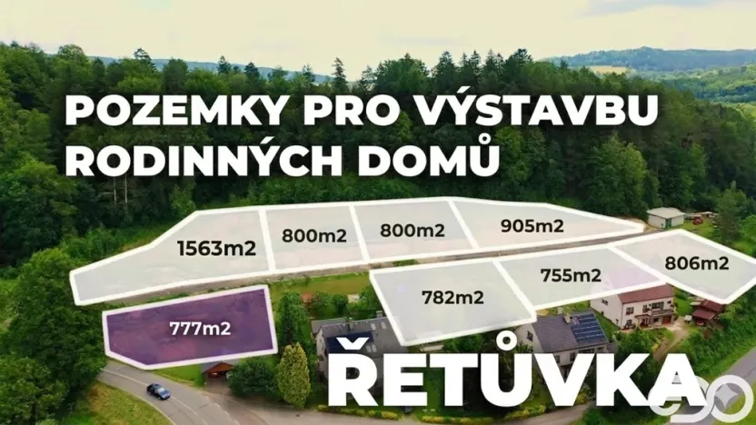 Prodej pozemku pro bydlení, Řetůvka, 777 m2