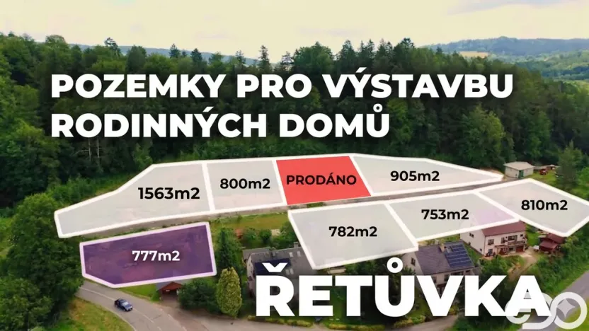 Prodej pozemku pro bydlení, Řetůvka, 777 m2