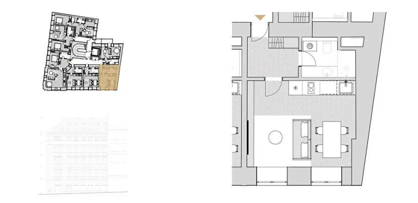 Prodej bytu 1+kk, Praha - Nové Město, Žitná, 33 m2