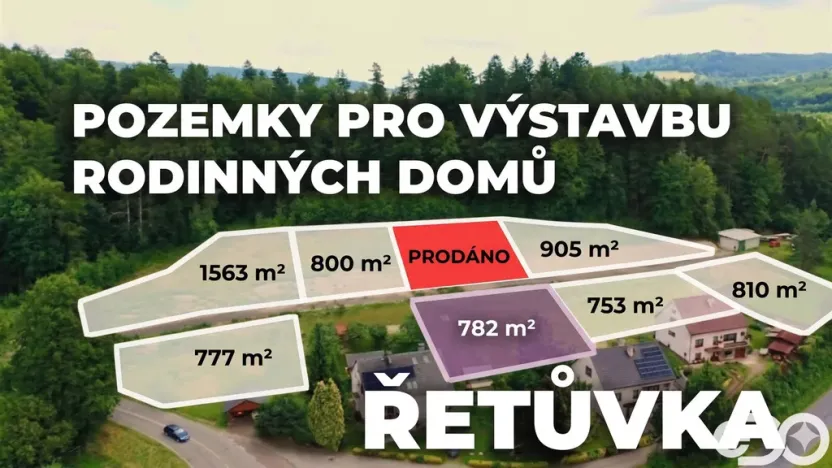 Prodej pozemku pro bydlení, Řetůvka, 782 m2