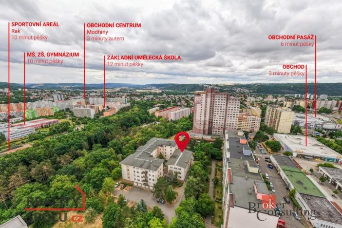 Prodej bytu 3+1, Praha - Modřany, Mráčkova, 62 m2