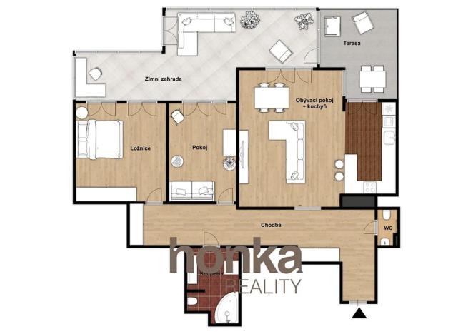 Prodej bytu 3+kk, Praha - Záběhlice, Hyacintová, 164 m2