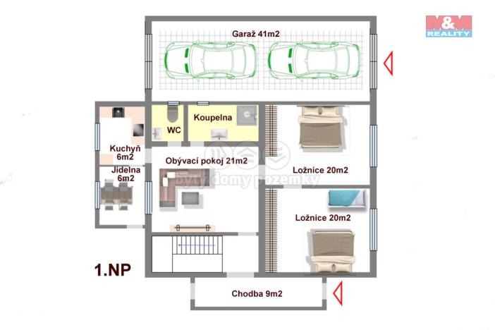 Prodej rodinného domu, Vrbice, 265 m2