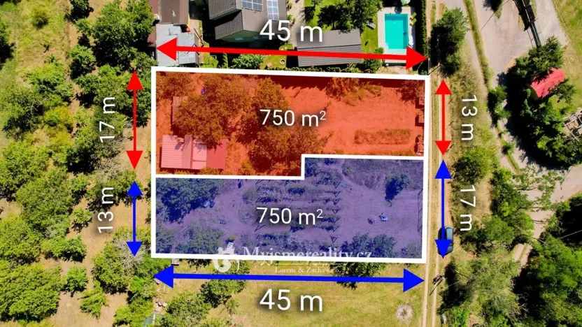 Prodej zahrady, Nový Šaldorf-Sedlešovice, Kraví hora, 750 m2