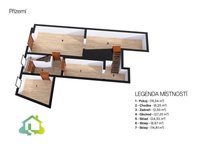 Dražba rodinného domu, Praha - Hradčany, Nový Svět, 474 m2
