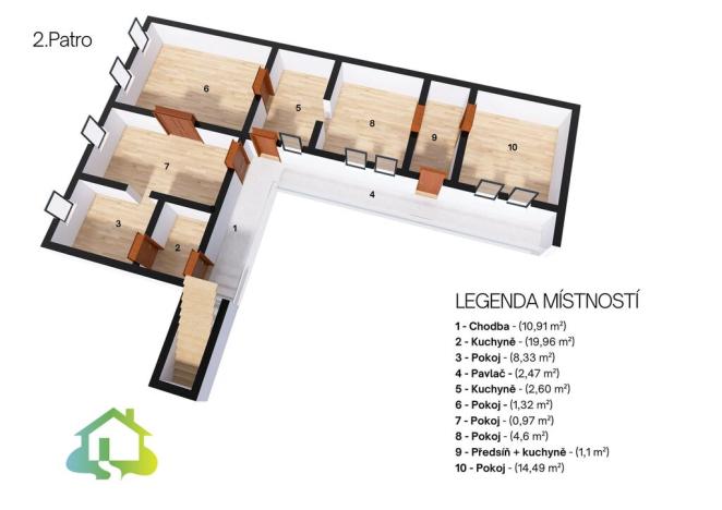 Dražba rodinného domu, Praha - Hradčany, Nový Svět, 474 m2