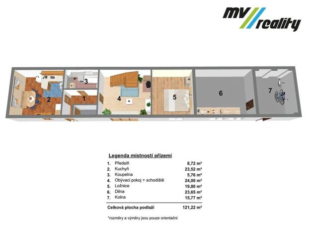 Prodej rodinného domu, Milovice, 178 m2