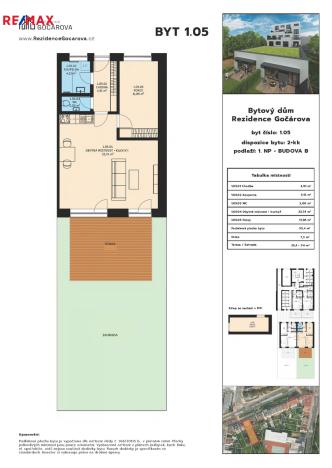 Prodej bytu 2+kk, Hradec Králové - Pražské Předměstí, Gočárova třída, 188 m2