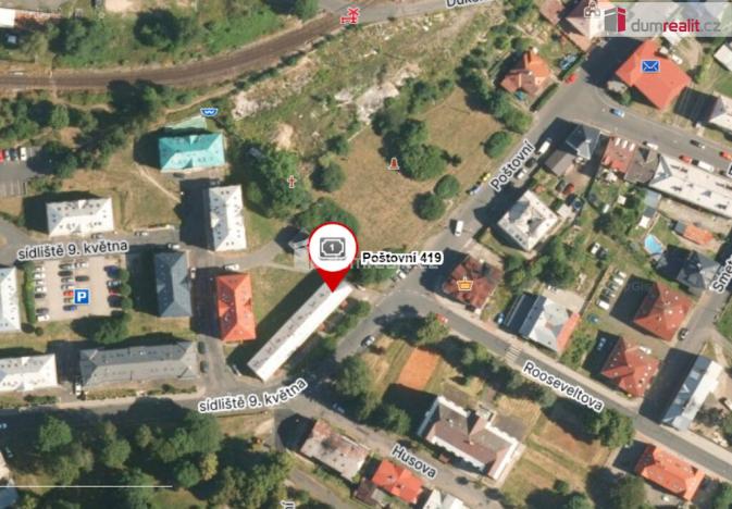 Pronájem bytu 1+1, Nejdek, Poštovní, 35 m2