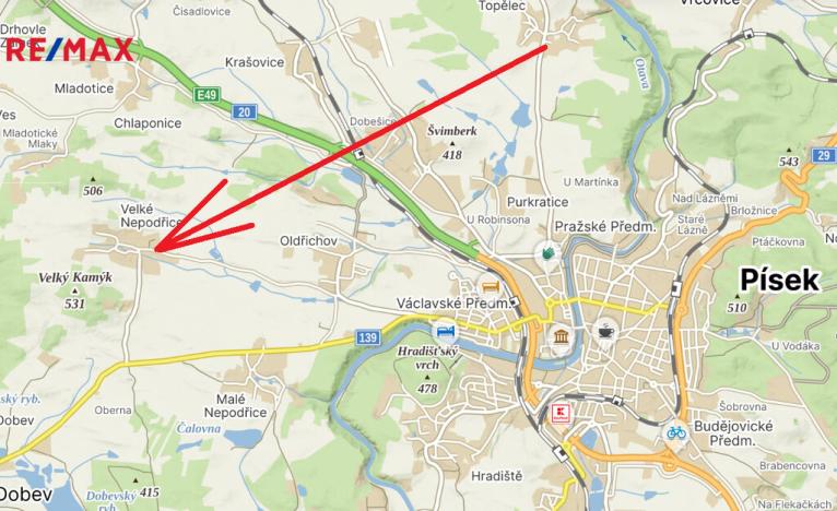 Prodej pozemku pro bydlení, Dobev, 1227 m2