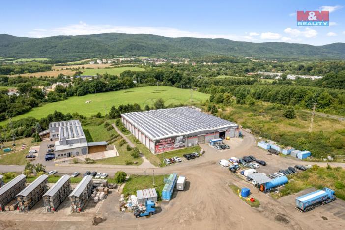 Pronájem skladu, Chabařovice, Smetanova, 890 m2