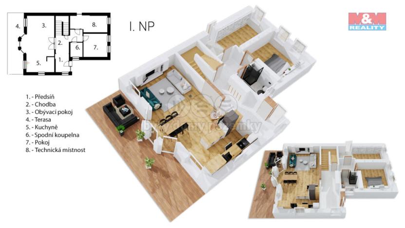 Prodej rodinného domu, Dyje, 224 m2